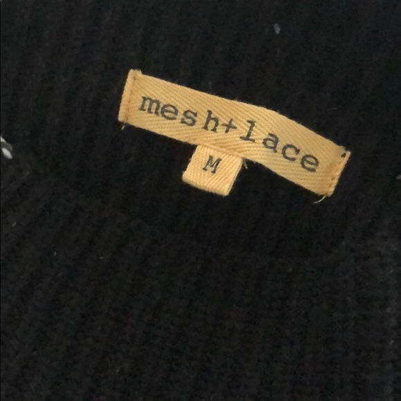 Mesh + Lace Sweater - Picture 4 of 4